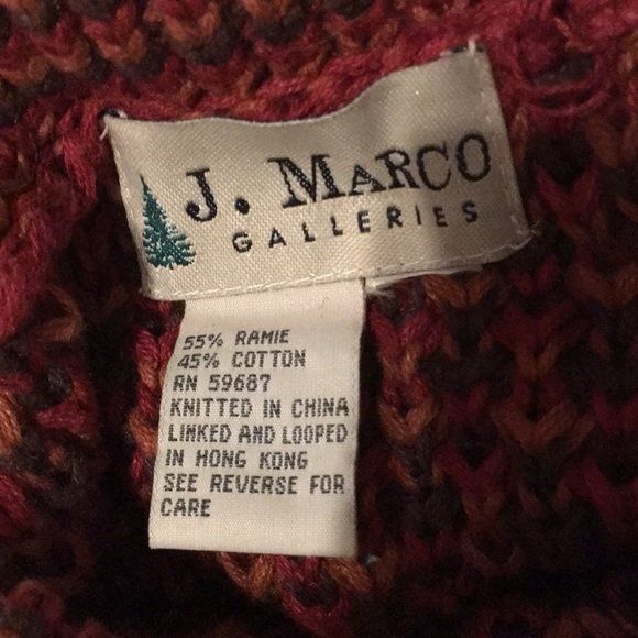 J. MARCO GALLERIES COWL NECK LONG SLEEVE SWEATER - Picture 6 of 8